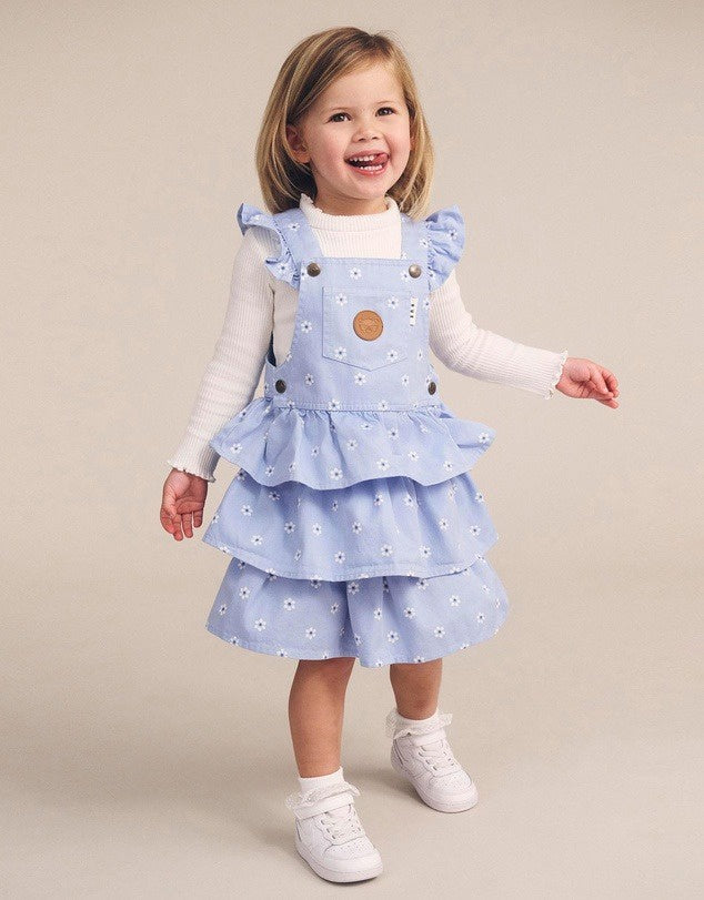 Ditsy Floral Tierd Overall Dress Last One Was $95.90 NOW