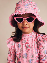Strawberry Garden Swim Hat - Strawberry
