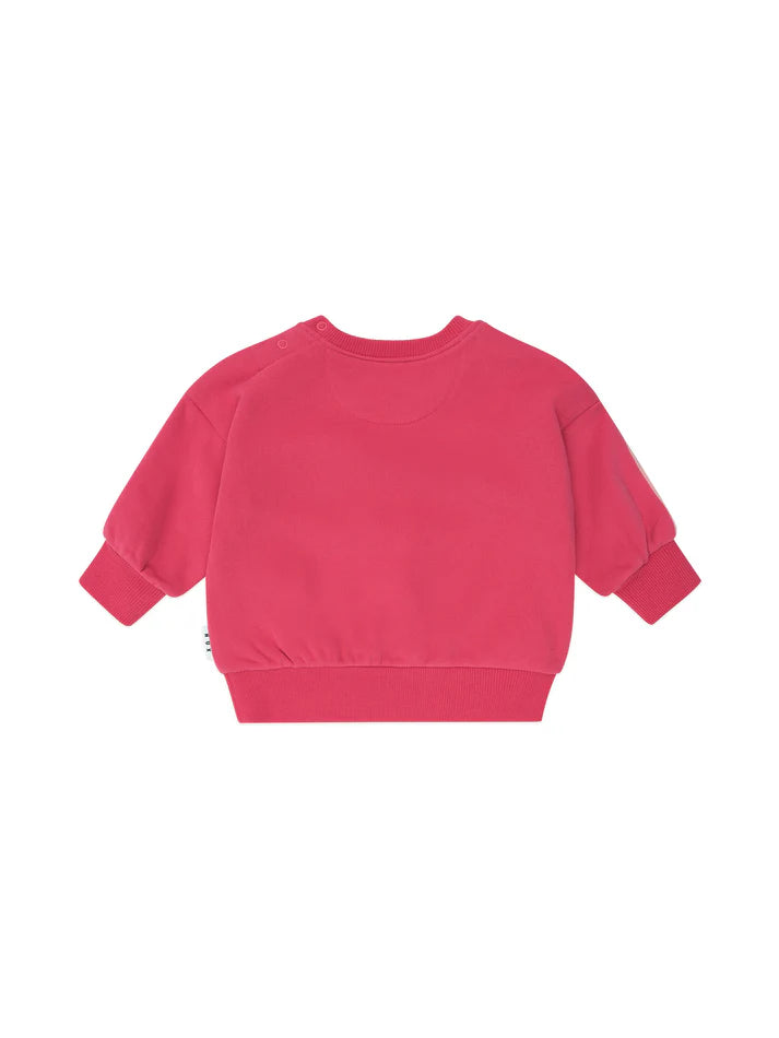 Cherry Racer Stripe Sweatshirt Last Sizes Was $85 Now
