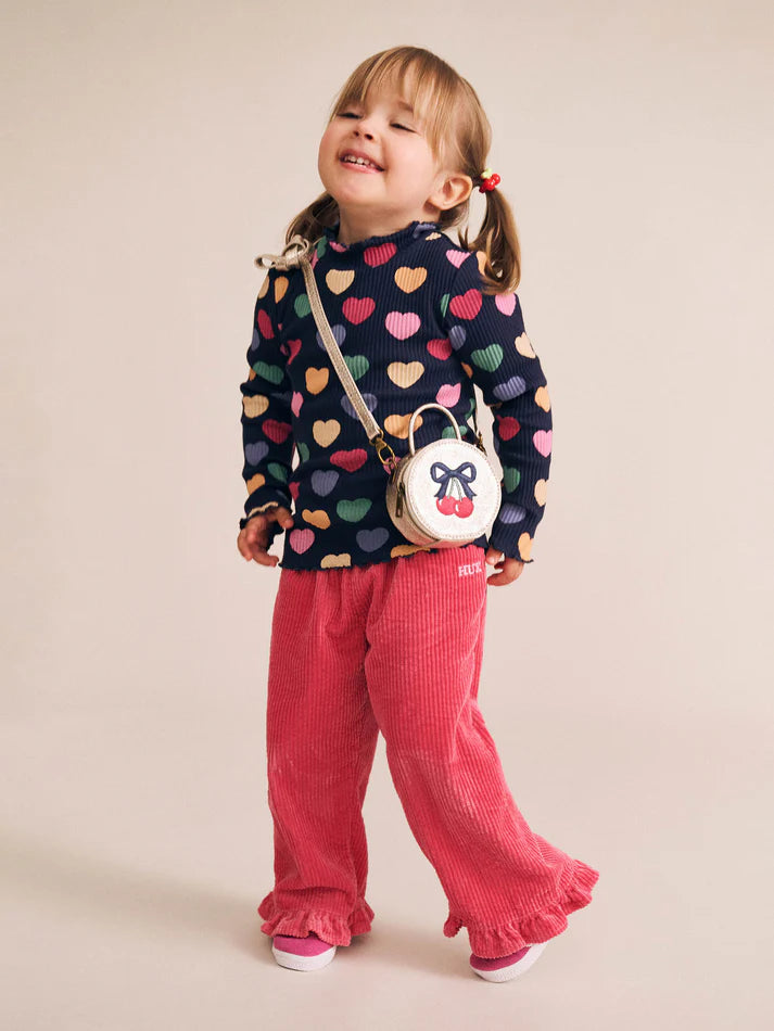 Multi Hearts Rib Skivvy Was $60 Now