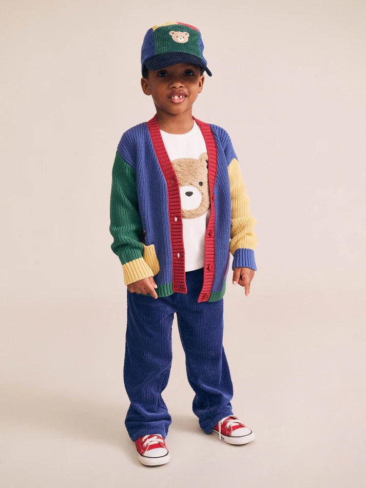 Cord Wide Leg Pant - Navy Was $90 Now