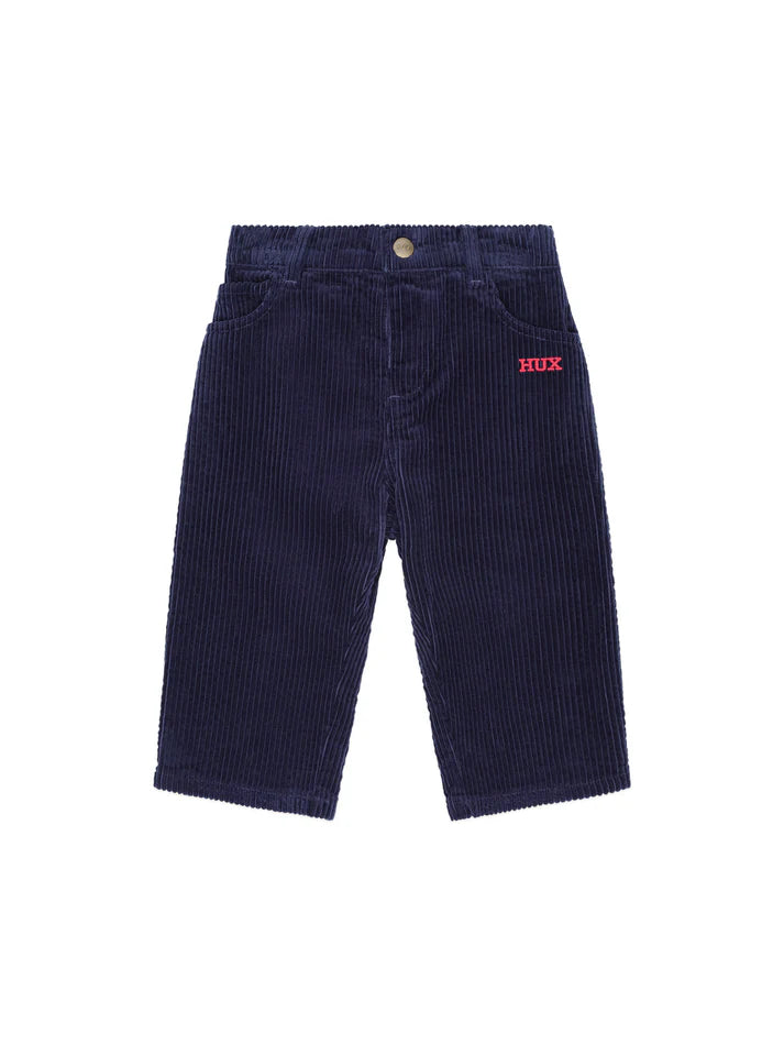 Cord Wide Leg Pant - Navy Was $90 Now