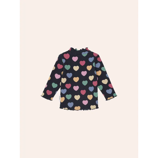 Multi Hearts Rib Skivvy Was $60 Now