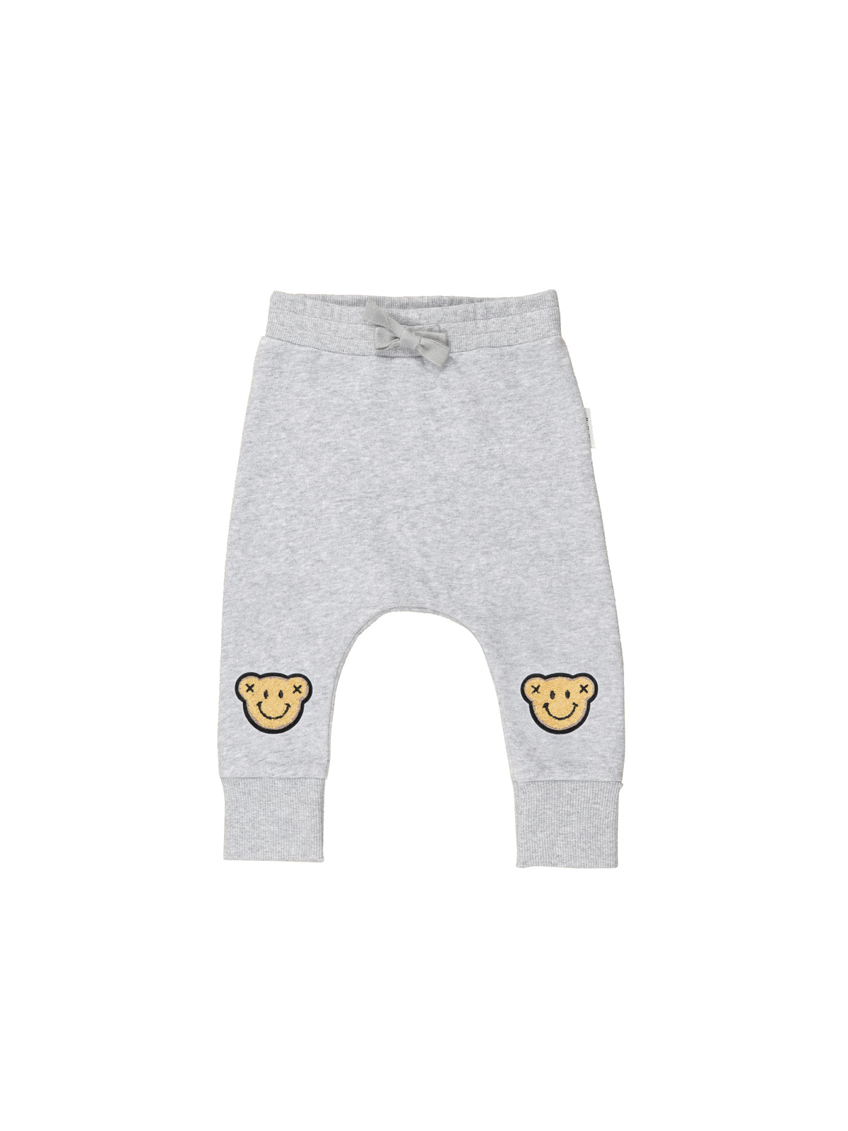 Smile Bear Drop Crotch Pant- Light Grey Marle Was $65.90 Now