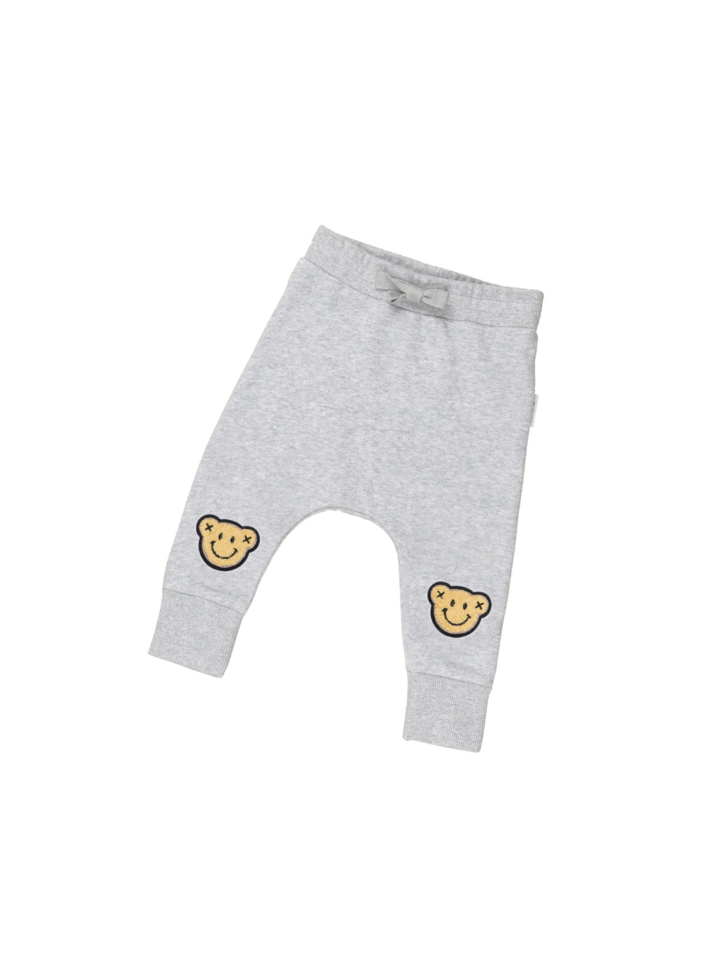 Smile Bear Drop Crotch Pant- Light Grey Marle Was $65.90 Now