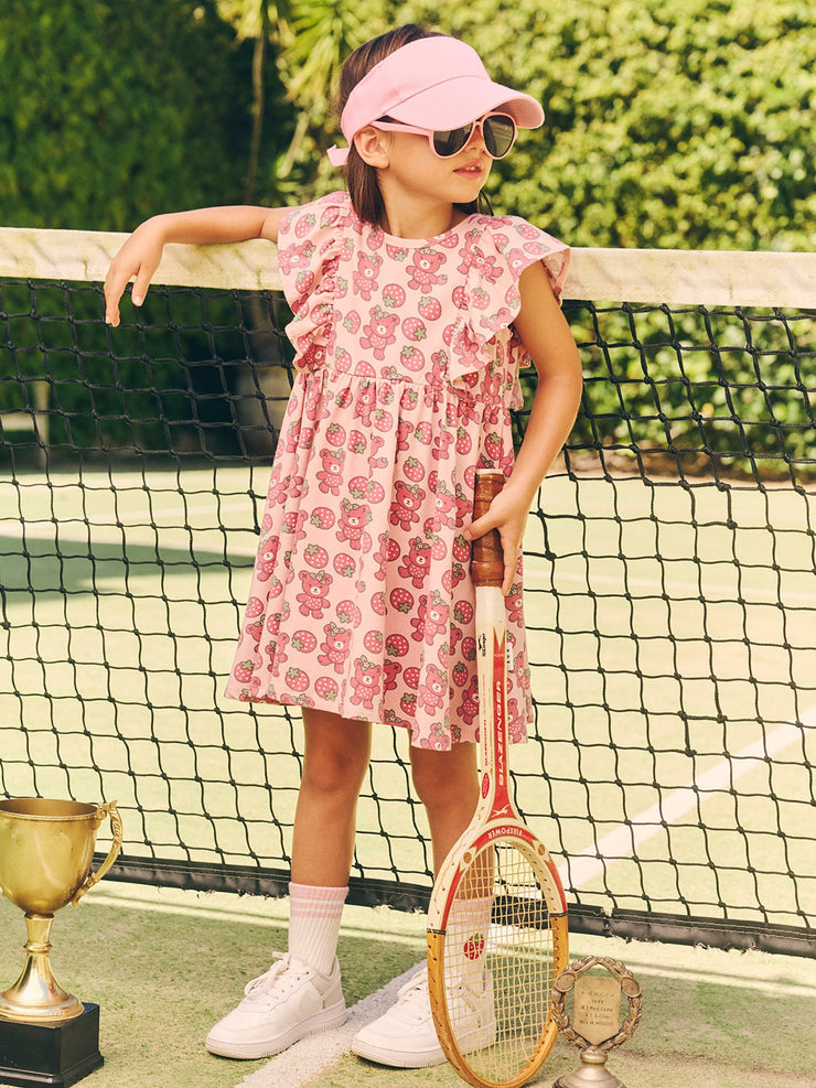 Berry Bear Frill Dress Was $80 Now