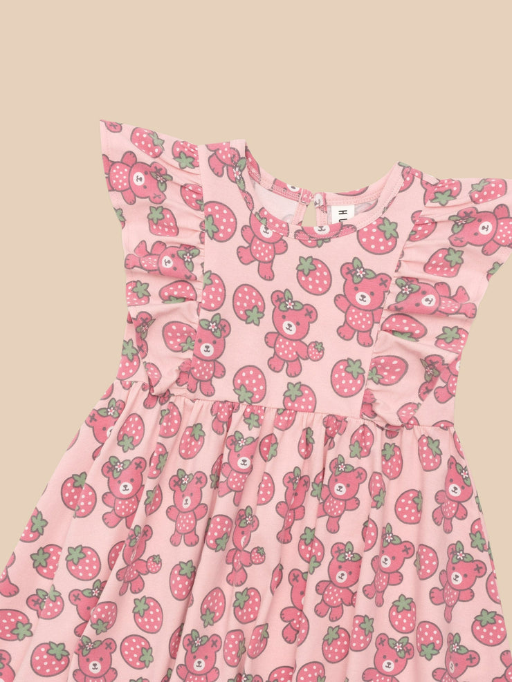 Berry Bear Frill Dress Was $80 Now