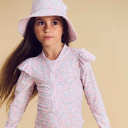 Bluebell Floral Swim Hat - Cherry Blossom Was $50 Now