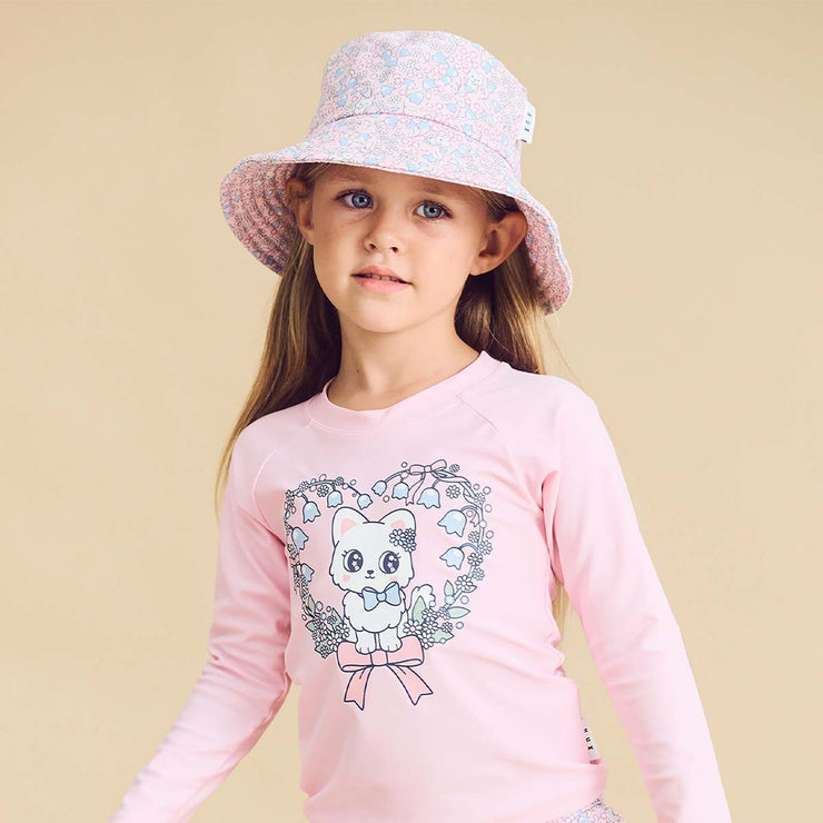 Bluebell Floral Swim Hat - Cherry Blossom Was $50 Now