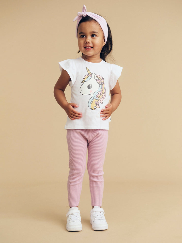 Mystic Unicorn Frill T Shirt - White