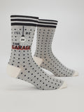 Mens Crew Socks - I'll Be In The Garage
