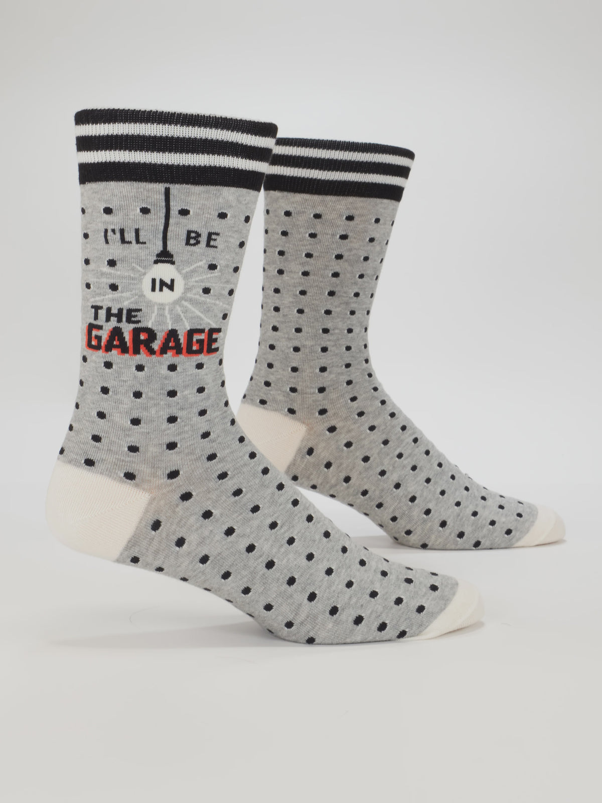 Mens Crew Socks - I'll Be In The Garage