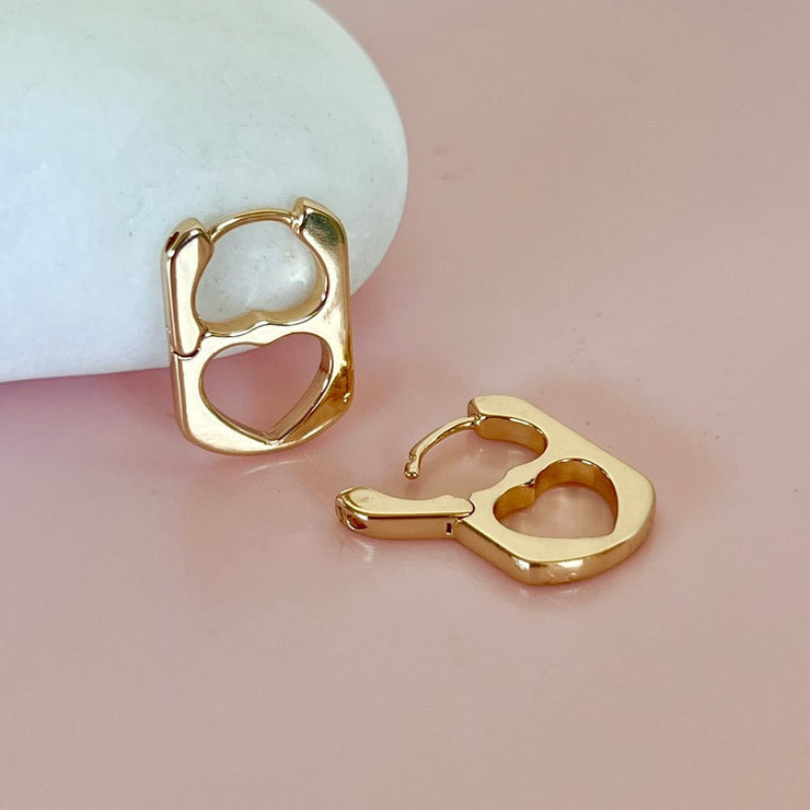 Heart & Lock Huggies