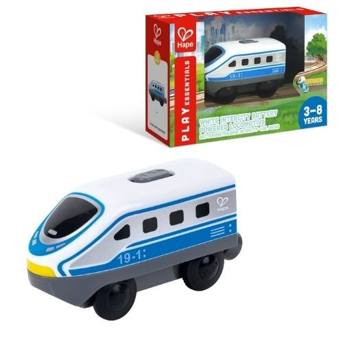 Hape Battery Powered Inter- City Loco Blue