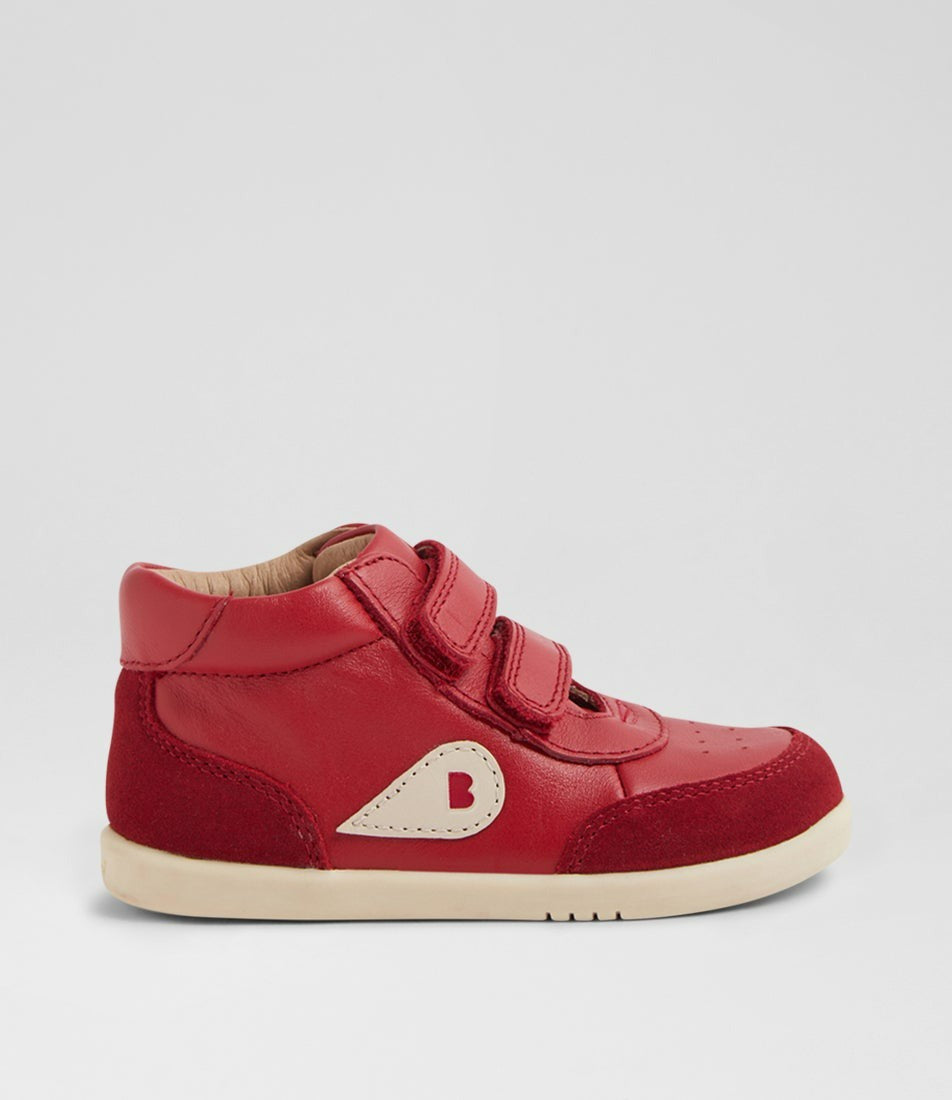Bobux Step Up Champ High - Pompeian Red
