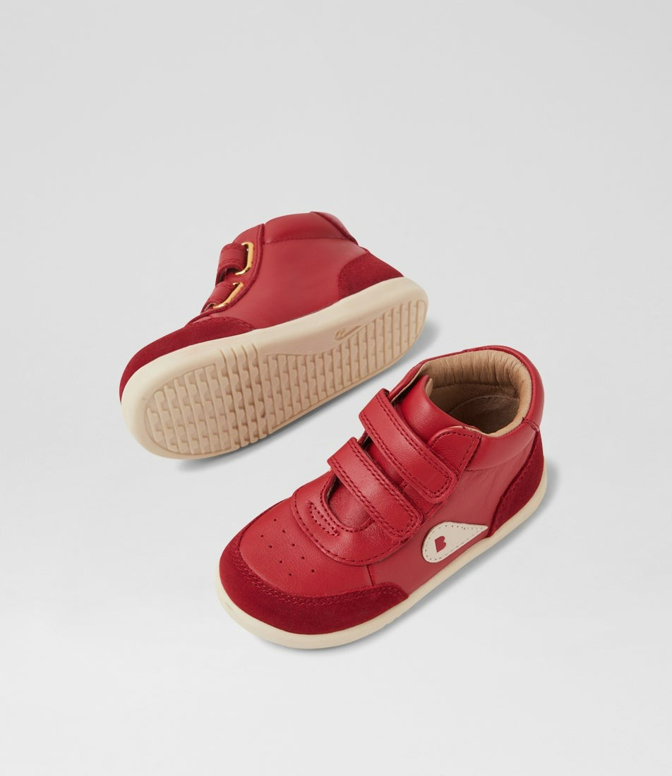 Bobux Step Up Champ High - Pompeian Red