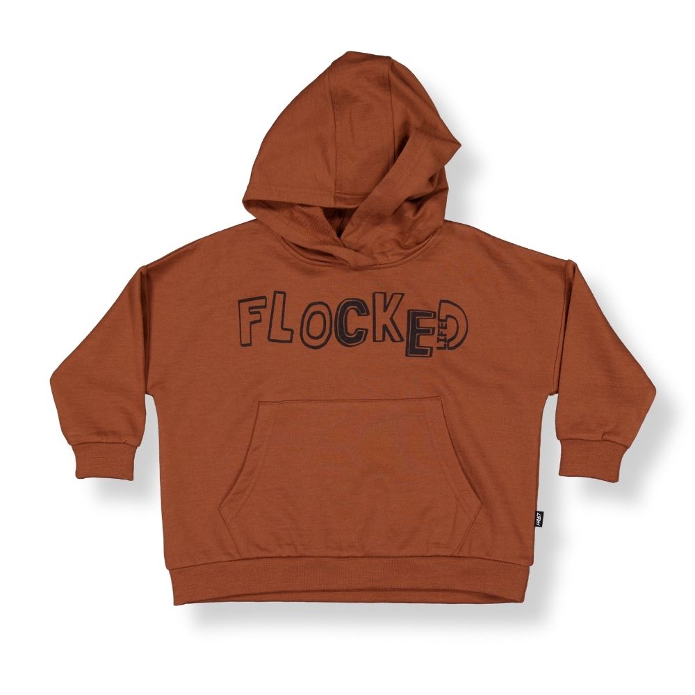 Merino Jagger Hoodie - Clay Was $99 Now