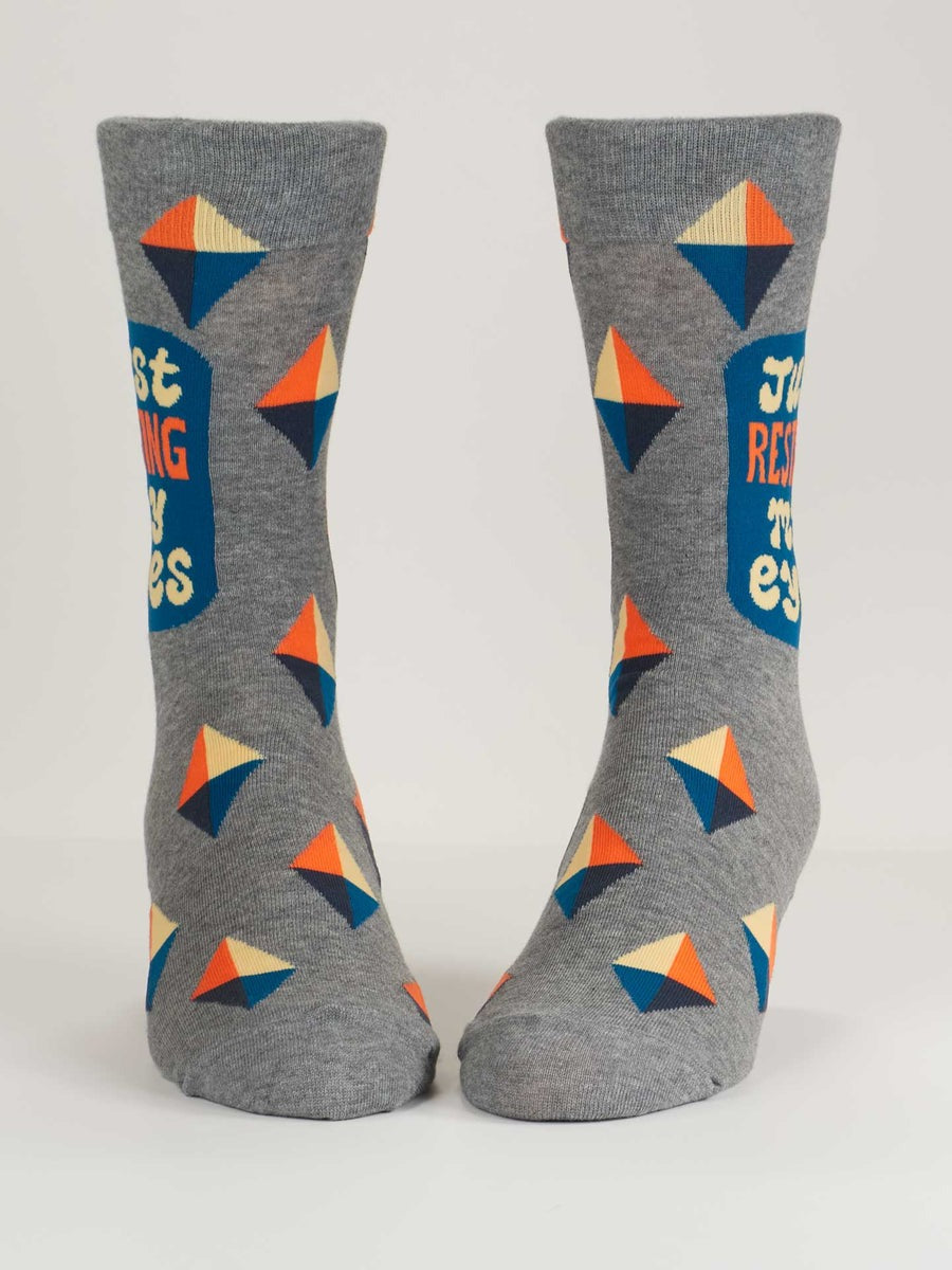 Mens Socks - Just Resting My Eyes