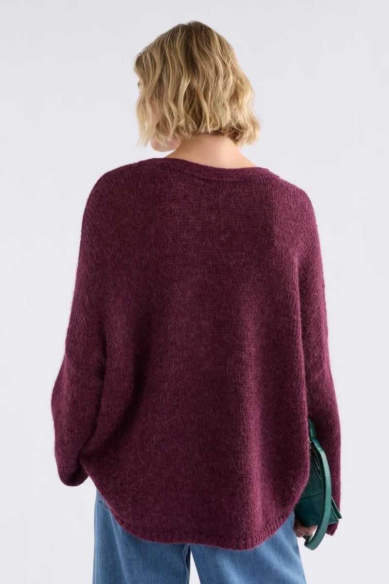 Elk Agna Sweater - Merlot