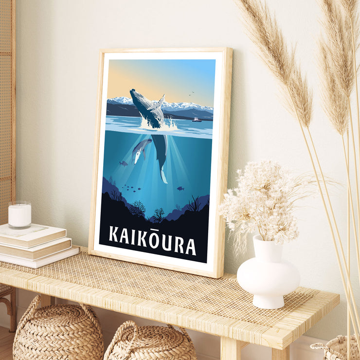 Kaikoura Whale Watching Print