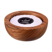 Kent Luxury Shaving Soap in Dark Wood Bowl