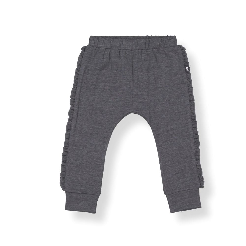 Merino Kenzie Frill Leggings - Iron Marle Was $59.90 NOW