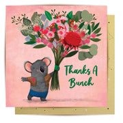 Koala Bouquet Card - Thank You