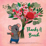 Koala Bouquet Card - Thank You