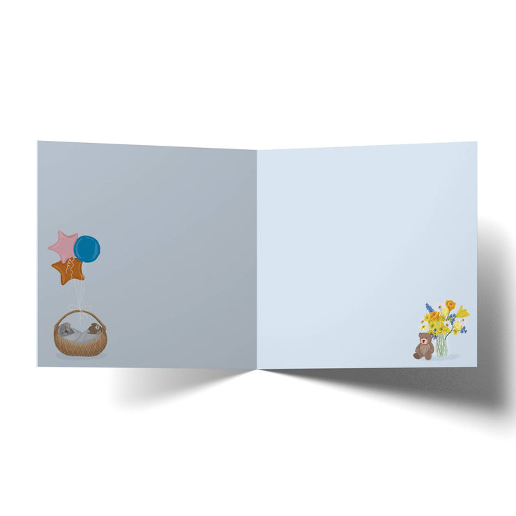Guinea Pig Babies Card