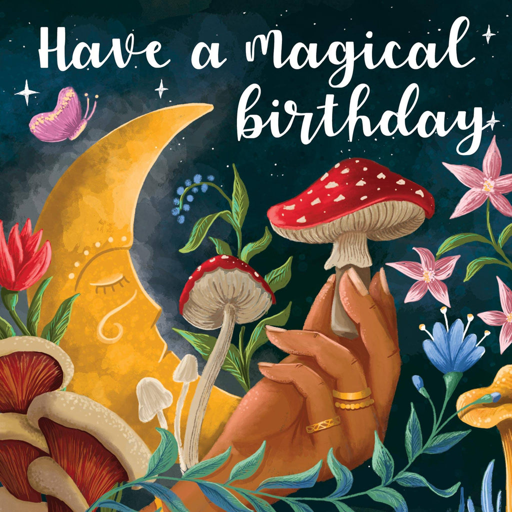 Moonlight Magical Birthday Card
