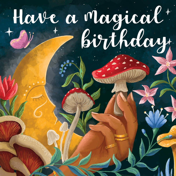 Moonlight Magical Birthday Card
