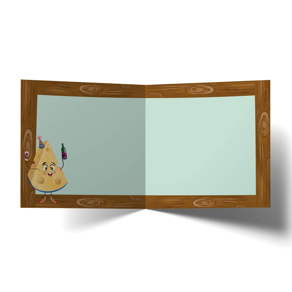 Aged Cheese Birthday Card