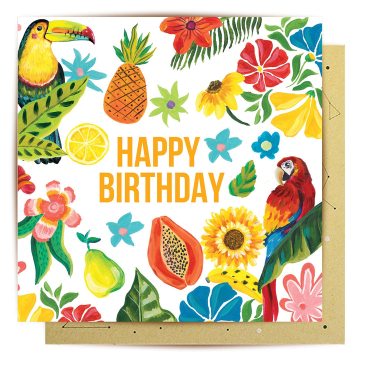 Tropical Birthday Card - Coming Soon