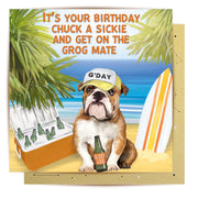 Chuck A Sickie Birthday Card - Coming Soon