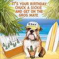 Chuck A Sickie Birthday Card