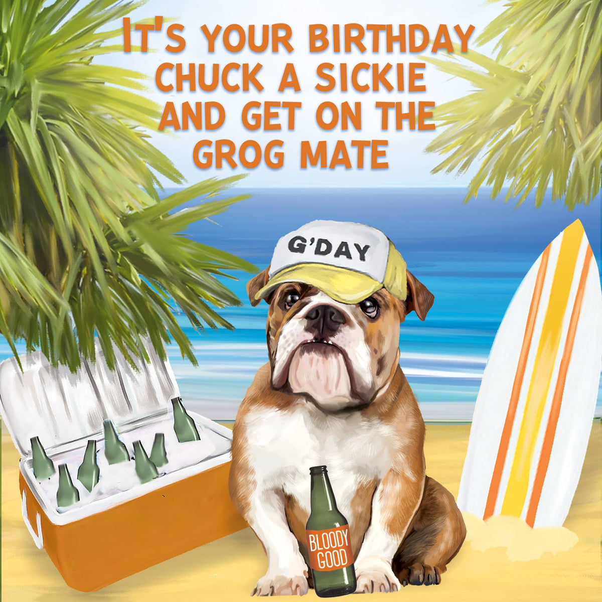 Chuck A Sickie Birthday Card