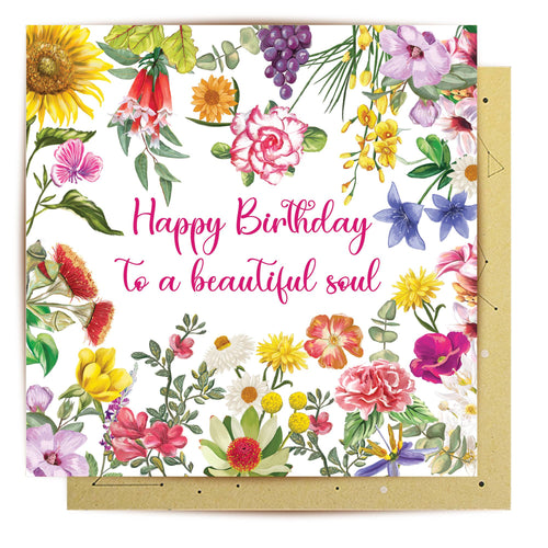 Beautiful Soul Birthday Card