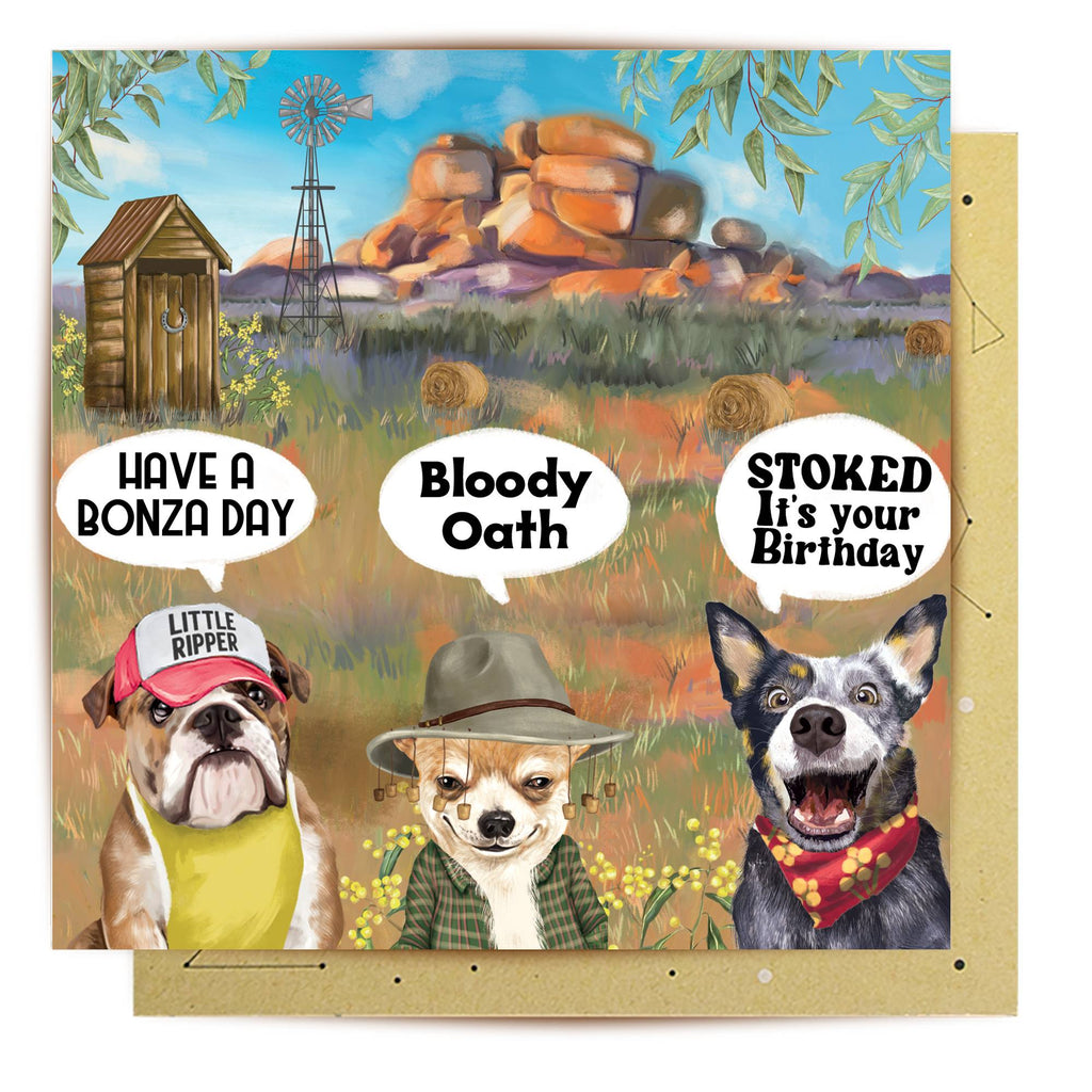 Aussie Slang Card
