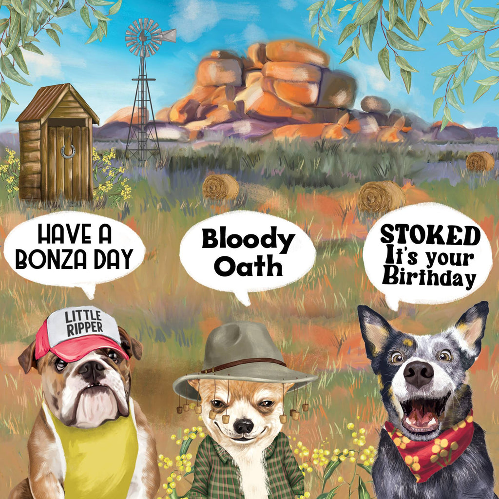 Aussie Slang Card