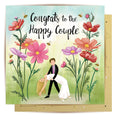 Dance Among The Flowers Wedding Card
