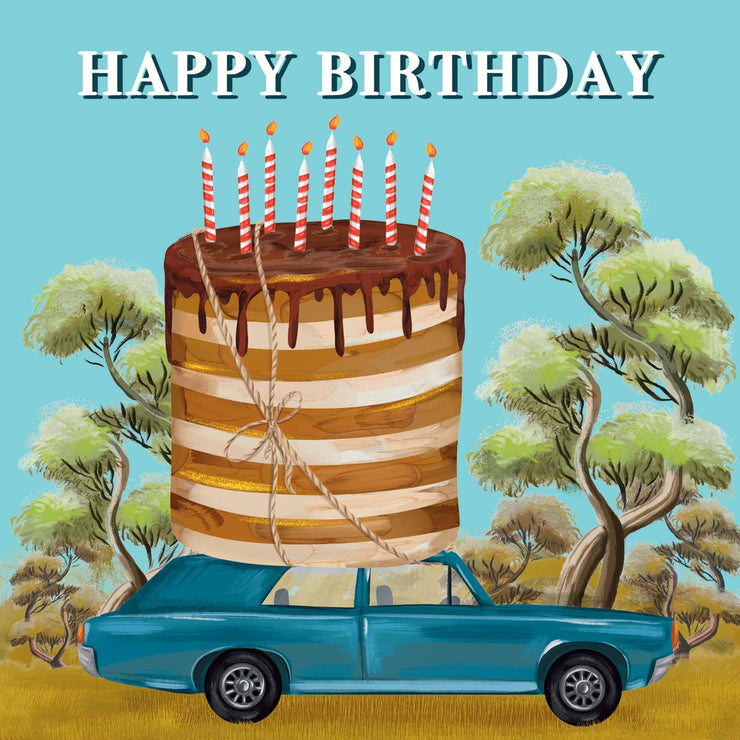 Cake Delivery Birthday Card - Coming Soon