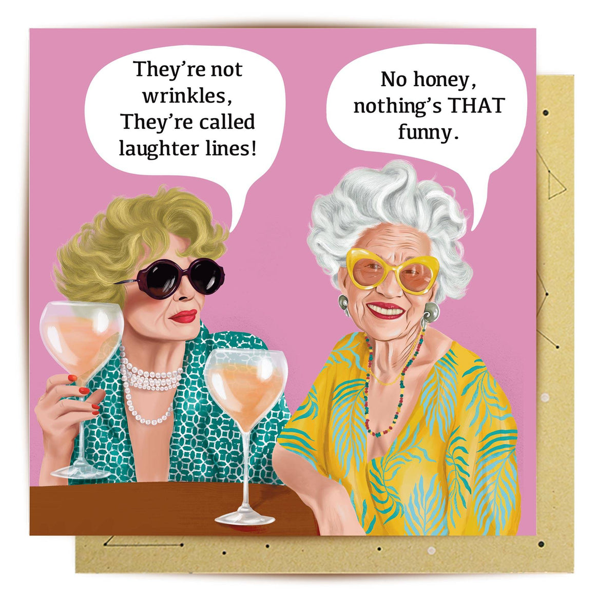 Laughter Lines Birthday Card
