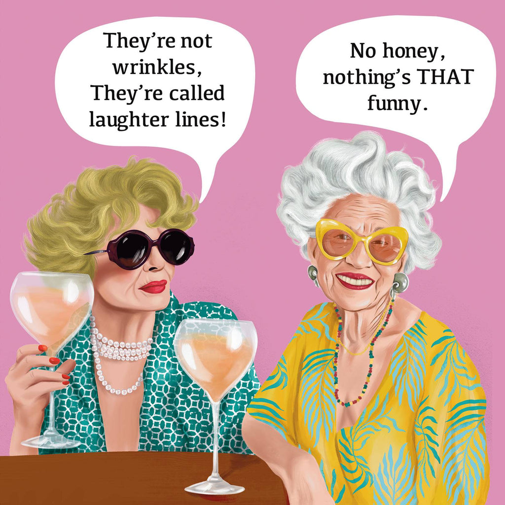 Laughter Lines Birthday Card