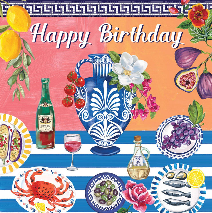 Mediterranean Birthday Card - Coming Soon