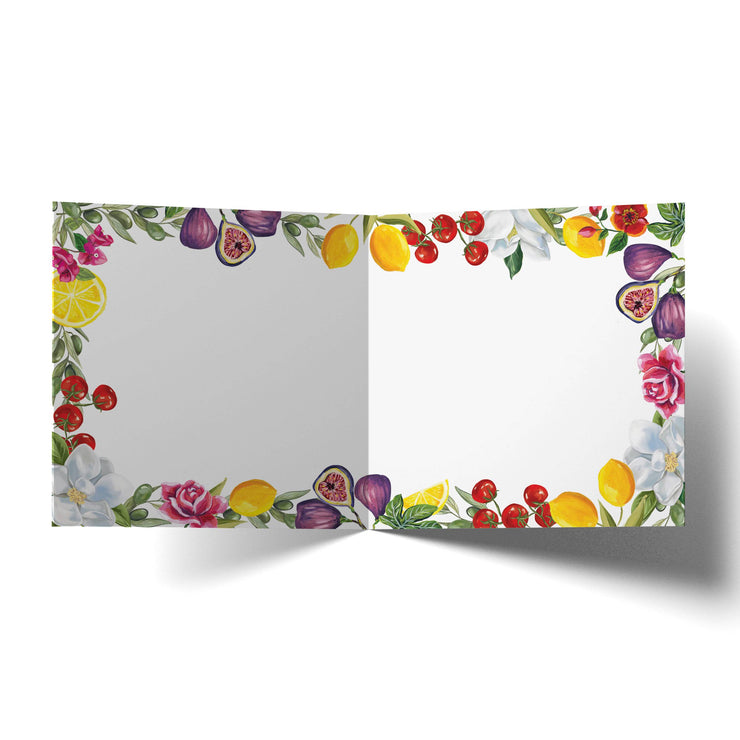 Mediterranean Summer Pattern Birthday Card - Coming Soon