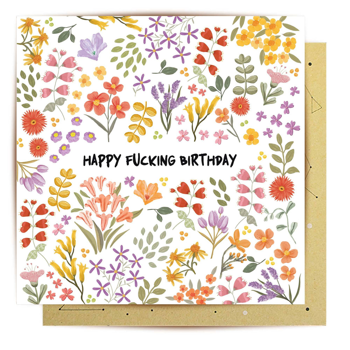 Happy F*king Birthday Card