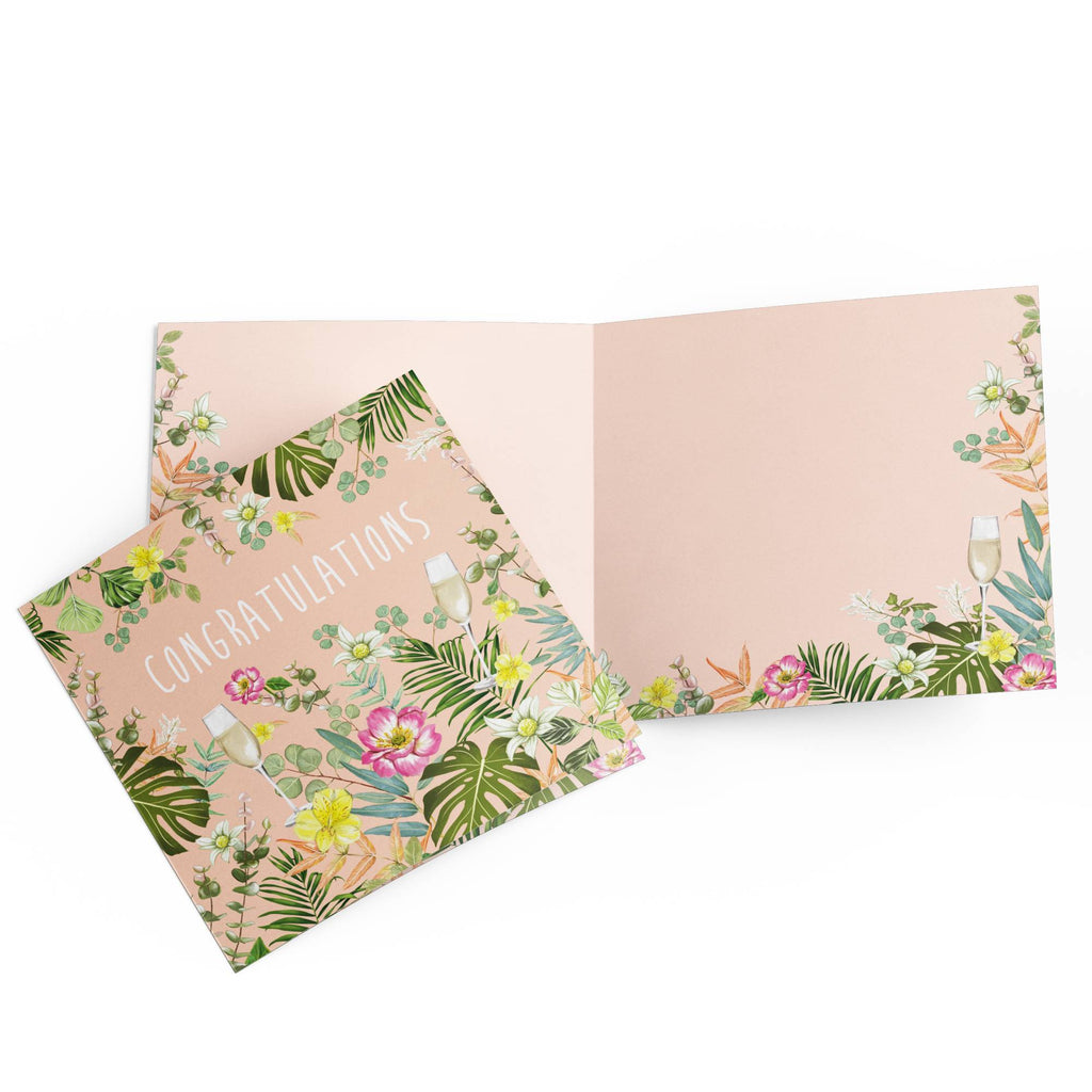 Floral Congratulations Card