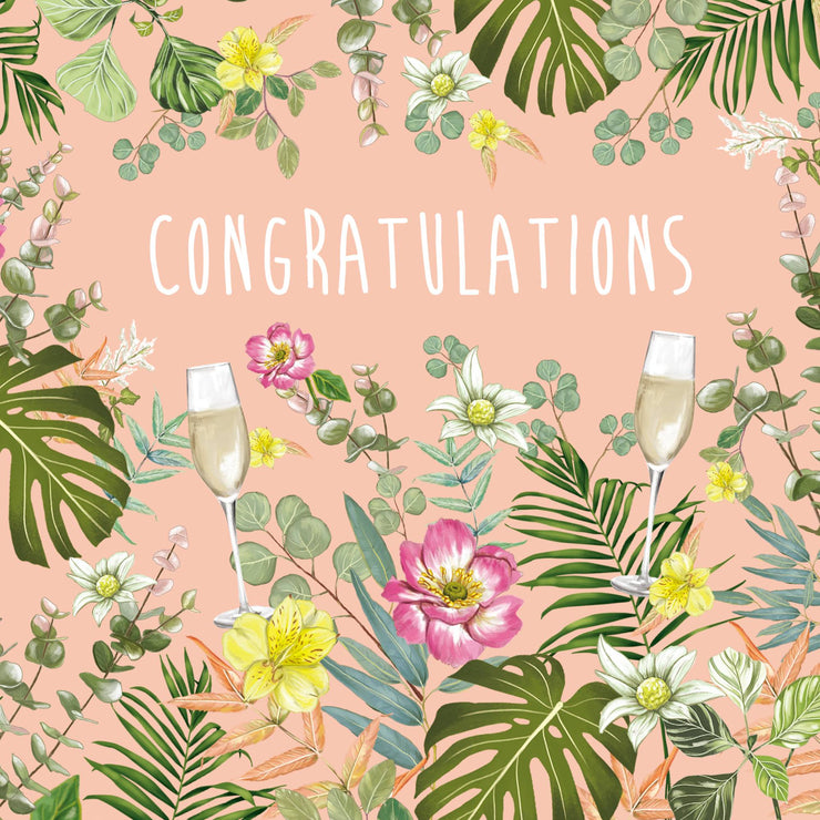 Floral Congratulations Card