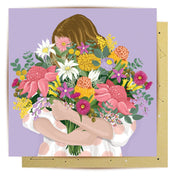 Bouquet Hug Card