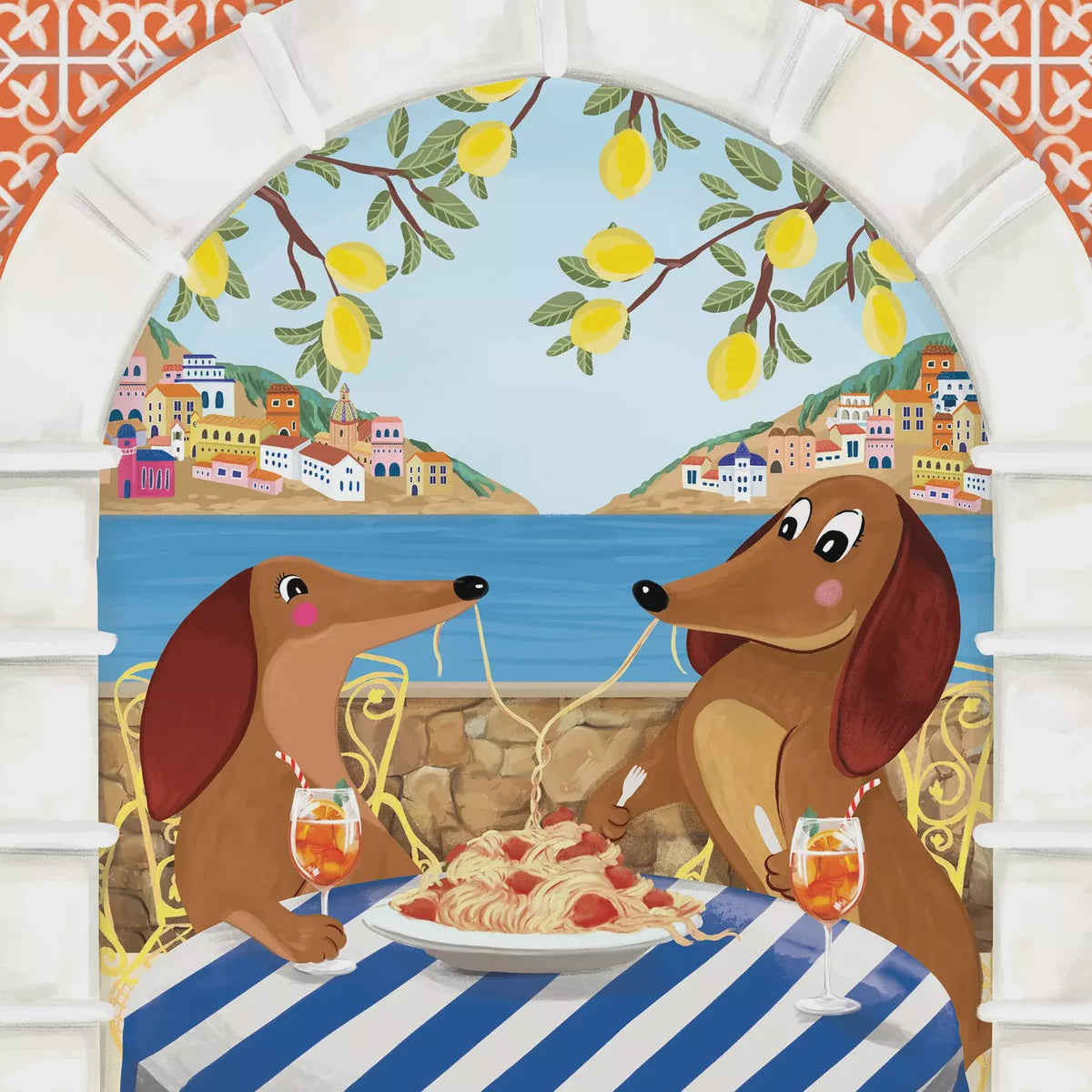 Love In Positano Card